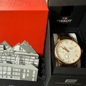 Tissot TO63639A 1853 Tradition Men's Dress Watch Stainless, Sapphire Crystal